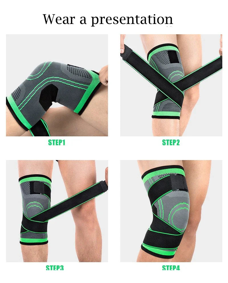 1 Adjustable Knee Support Brace – Patella Stabiliser for Running, Sports & Daily Joint Relief