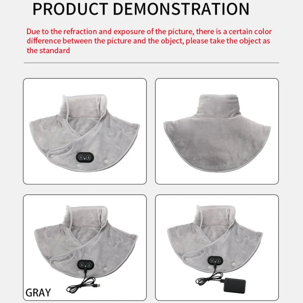 Electric Heating Shoulder & Neck Pad Massager