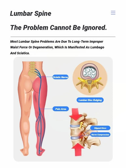 Adjustable Lumbar Stretch & Back Pain Relief Device