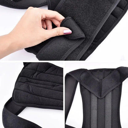 Adjustable Back Posture Corrector with Breathable Straps