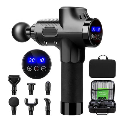 Fascial Massage Gun – Electric Percussion Pistol for Deep Tissue Muscle Relaxation, Pain Relief & Full-Body Massage