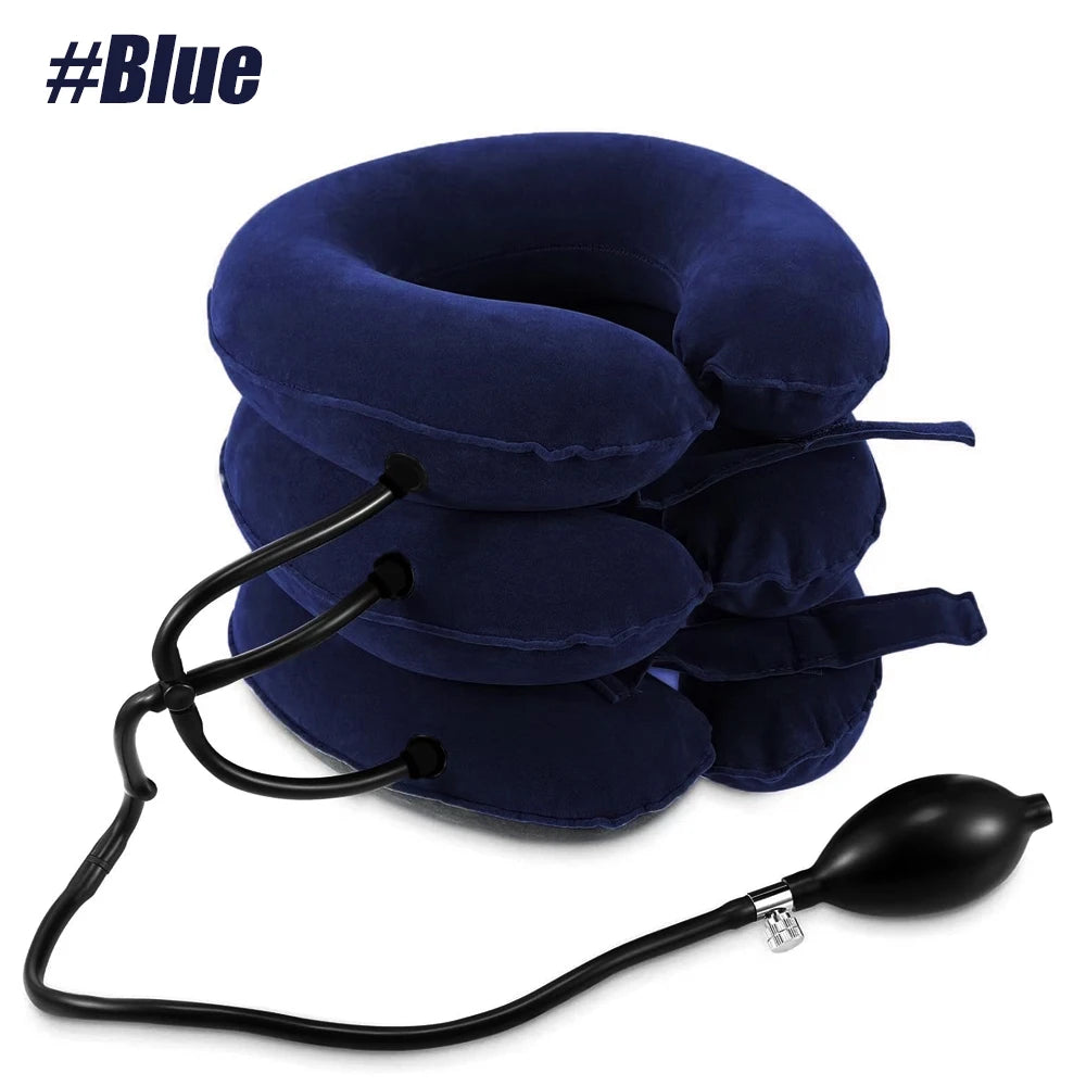 Inflatable Cervical Neck Traction Device for Neck & Shoulder Pain Relief