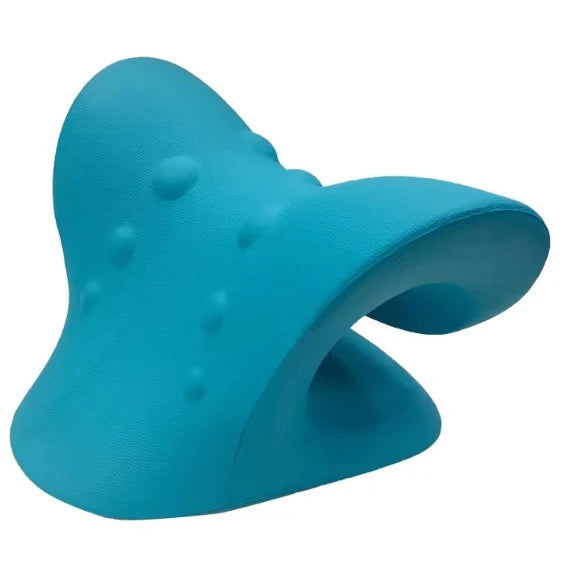 Cervical Neck Stretcher & Traction Pillow Chiropractic Relief for Neck, Shoulder & Upper Back Tension