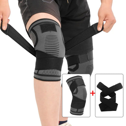 1-Piece Nylon Sports Knee Pad – Compression Knee Brace for Sports