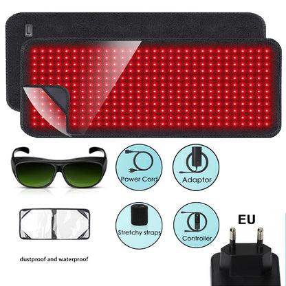 Updated Red Light Therapy Heating Pad for Body Infrared Light Device Cushion Mat Waist Back Shoulder Muscle Pain Relief Relax