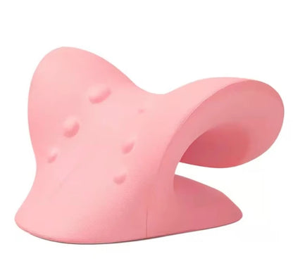 Cervical Neck Stretcher & Traction Pillow Chiropractic Relief for Neck, Shoulder & Upper Back Tension