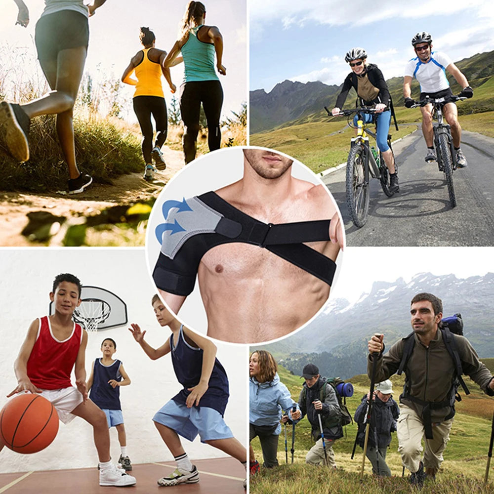 Adjustable Shoulder Support Brace – For Pain Relief & Injury Recovery