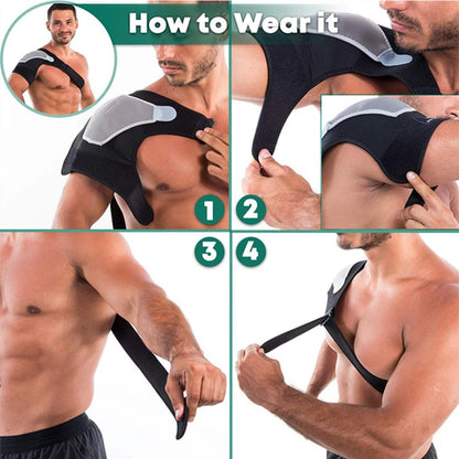 Adjustable Shoulder Support Brace – For Pain Relief & Injury Recovery