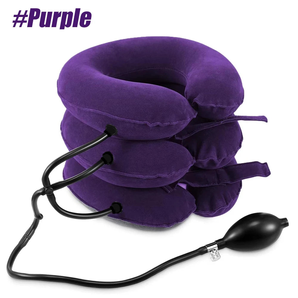 Inflatable Cervical Neck Traction Device for Neck & Shoulder Pain Relief