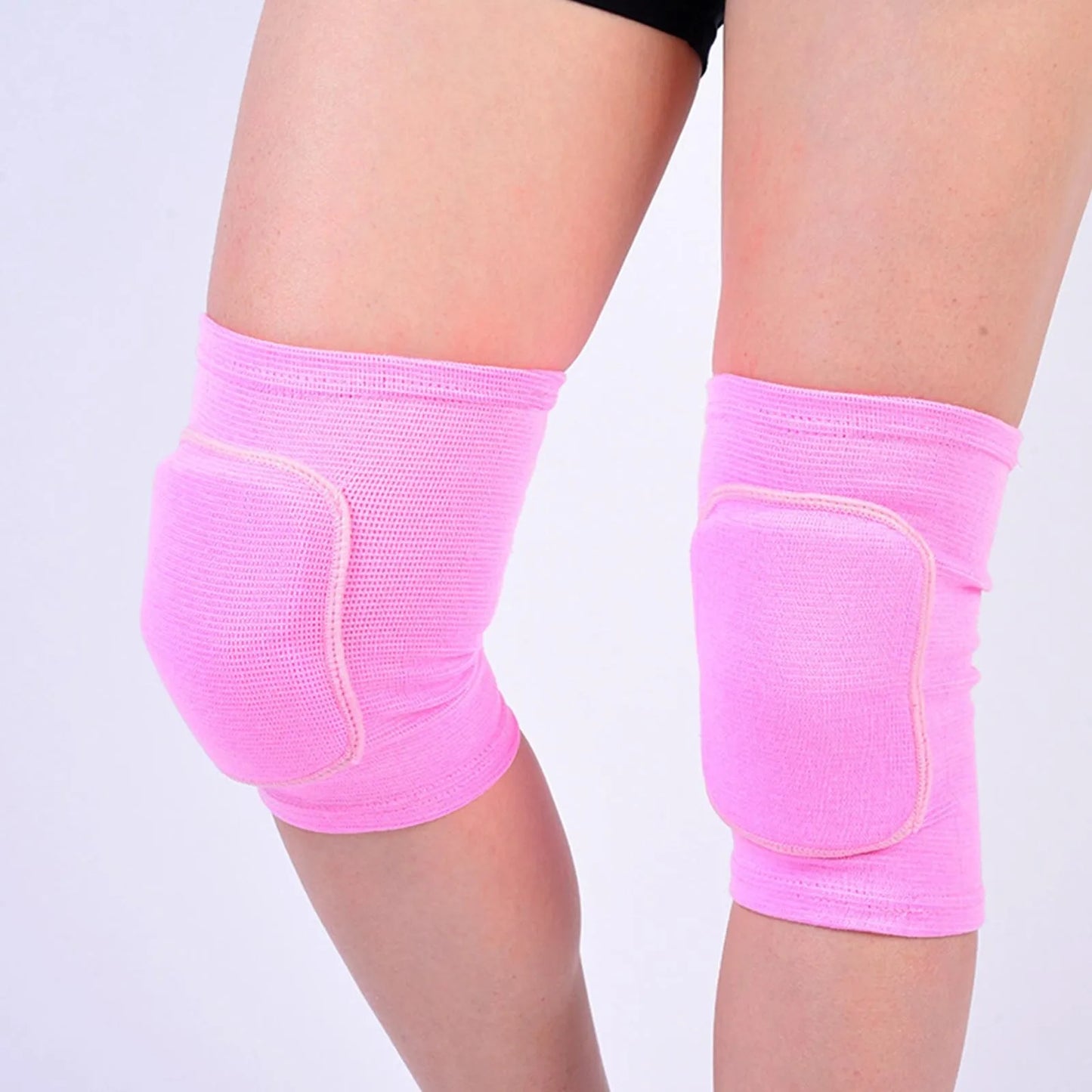 2pcs Compression Knee Pads with Thickened Sponge Support Protective Knee Brace for Sports, Dance, Training & Workouts