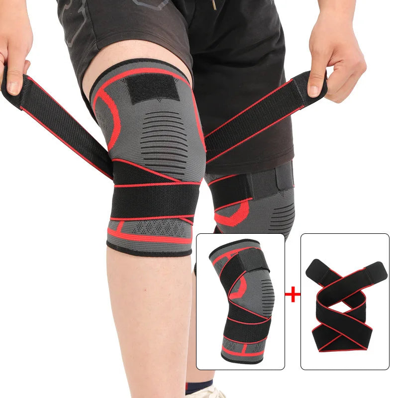 1-Piece Nylon Sports Knee Pad – Compression Knee Brace for Sports