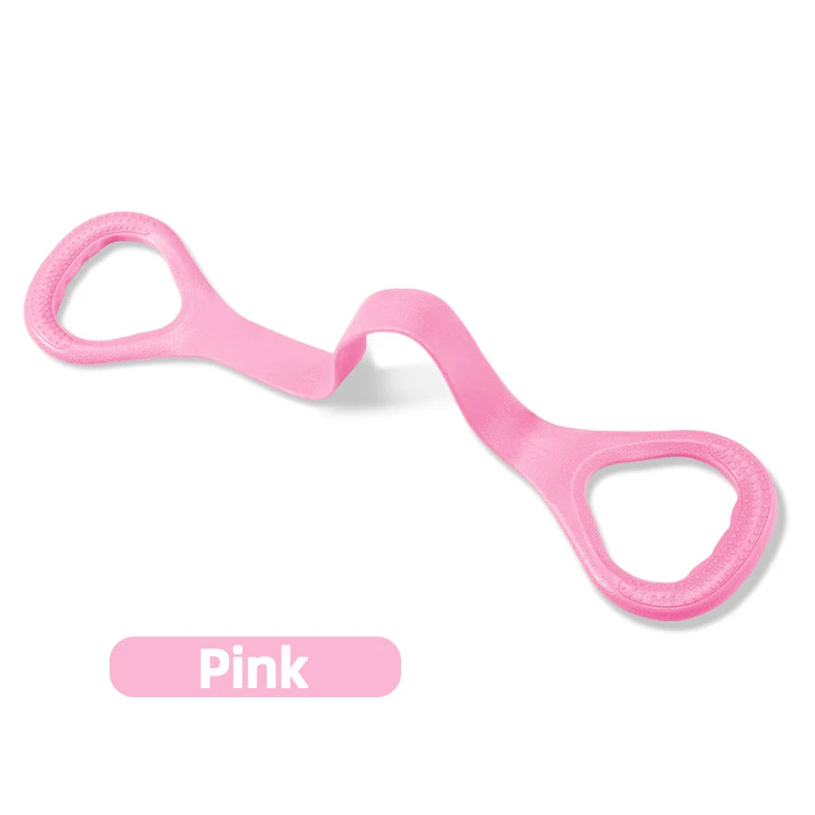 8 Fitness Elastic Resistance Band for Yoga Pilates Arm Back Shoulder Exercise Training Workout Equipment