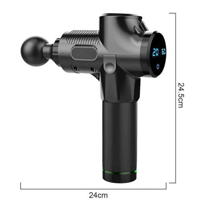 Fascial Massage Gun – Electric Percussion Pistol for Deep Tissue Muscle Relaxation, Pain Relief & Full-Body Massage