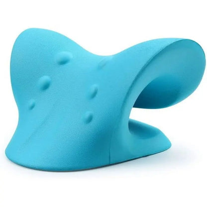 Cervical Neck Stretcher & Traction Pillow Chiropractic Relief for Neck, Shoulder & Upper Back Tension