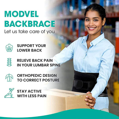Back Brace for Lower Back Pain – Lumbar Support Belt for Men & Women, Breathable Waist Support for Sciatica & Herniated Disc Relief