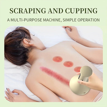 Smart Cupping Massage Machine – 9 Levels Suction, Red Light Heating, Anti-Cellulite Therapy