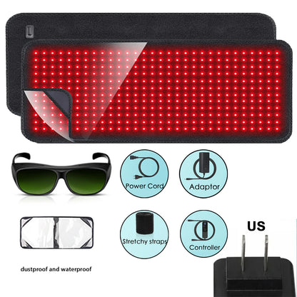 Updated Red Light Therapy Heating Pad for Body Infrared Light Device Cushion Mat Waist Back Shoulder Muscle Pain Relief Relax