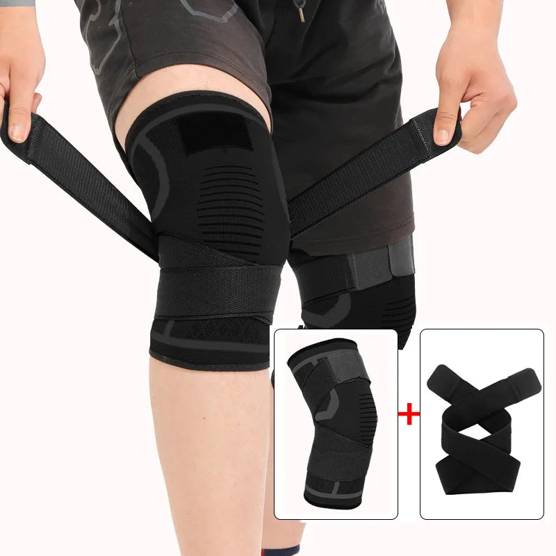 1-Piece Nylon Sports Knee Pad – Compression Knee Brace for Sports