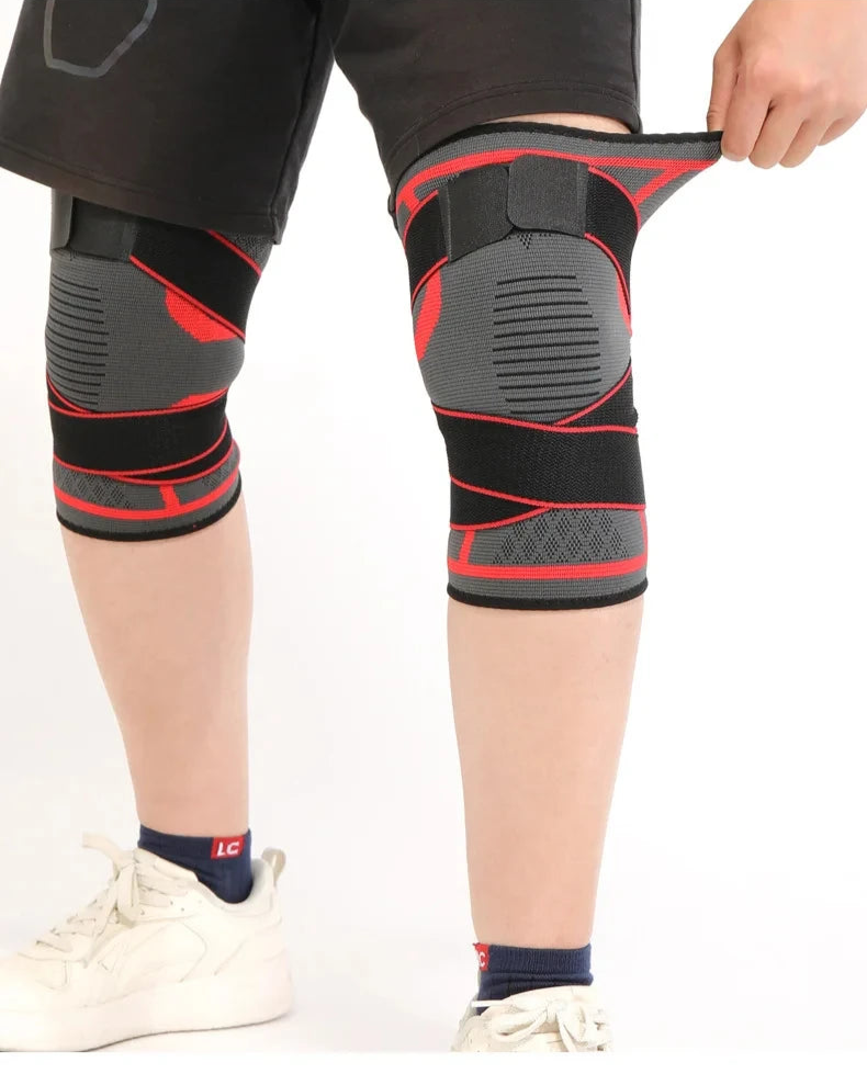 1-Piece Nylon Sports Knee Pad – Compression Knee Brace for Sports