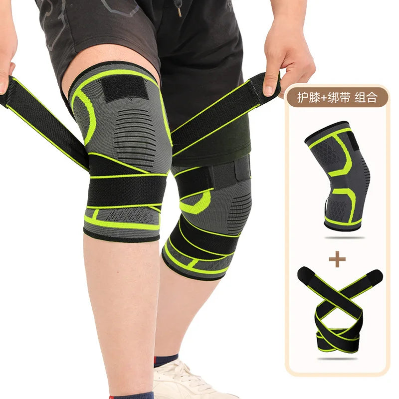 1-Piece Nylon Sports Knee Pad – Compression Knee Brace for Sports