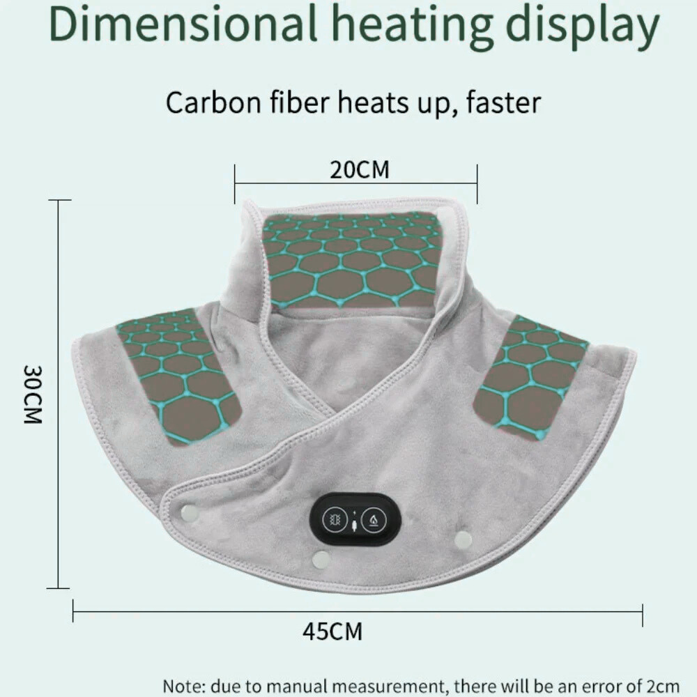 Electric Heating Shoulder & Neck Pad Massager