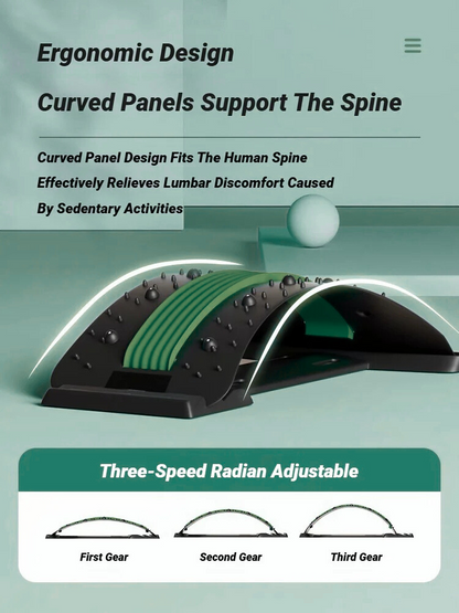 Adjustable Lumbar Stretch & Back Pain Relief Device